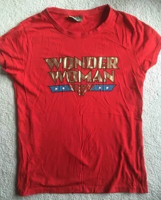 Buy Official DC Comics Wonder Woman T Shirt Size 16 VGC • 4.99£