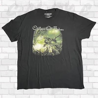 Buy Children Of Bodom Merch Rock Heavy Metal Men’s T-Shirt XXL Vintage Graphic Print • 25.03£