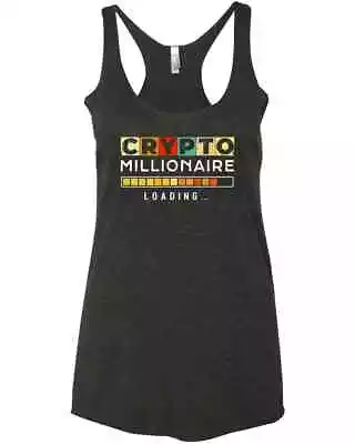 Buy Crypto Millionaire Saying Businessman Dealer Friends Birthday Gift Racer Tank To • 26.45£
