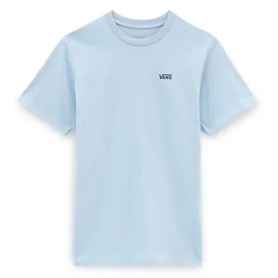 Buy T-shirt Universal Women Vans Left Chest Logo Tee VN0A7RSRBD21 Light Blue • 130.80£