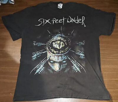 Buy Six Feet Under Vintage Maximum Violence Shirt XL Original '90s Cannibal Corpse • 189£