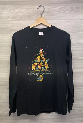 Buy Winnie The Pooh Merry Christmas T-shirt Size Small Disney  • 14.99£