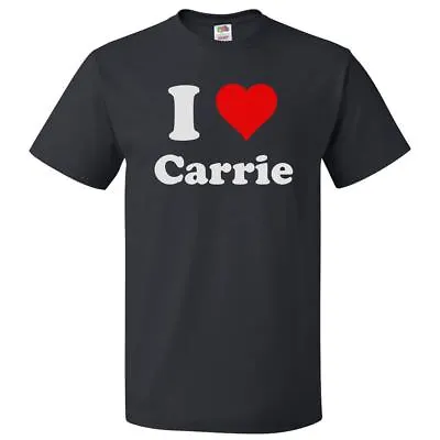 Buy I Love Carrie T Shirt I Heart Carrie Tee • 16.02£