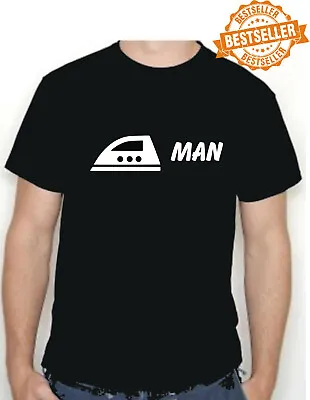 Buy IRON MAN T-Shirt / Spoof / Parody / Funny / Ironing / Birthday / All Sizes / Col • 11.99£