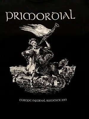 Buy Primordial 2013 Tour Shirt Black Metal Womens L • 13.35£
