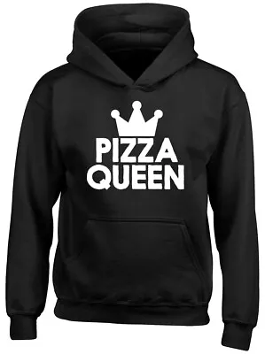 Buy Pizza Queen Girls Kids Childrens Hoodie • 13.99£