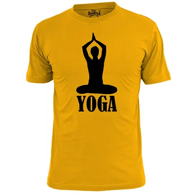 Buy Mens Yoga Pose V2 T Shirt Spirituality • 8.99£