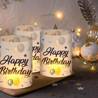 Buy Types As Shown T-Shirt - Light Candle Side Lampshade Birthday Party • 7.73£