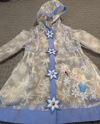 Buy Frozen Elsa Clear Raincoat Disney Size 3 • 16.01£