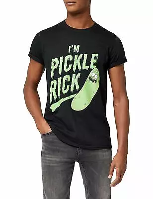 Buy Rick & Morty CID Men's Morty-Pickle Rick T - Shirt, Black, XL, Sealed, NEW • 13.99£