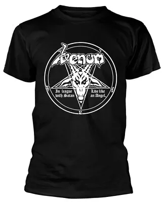 Buy Venom ‘In League With Satan’ Black T-Shirt NEW OFFICIAL • 16.59£