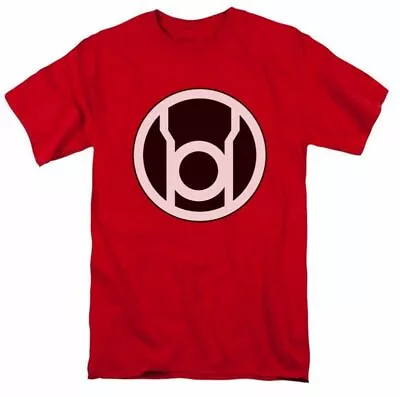 Buy Adult Red DC Comics Green Lantern Red Lantern Corps Rage Symbol T-shirt Tee • 22.67£