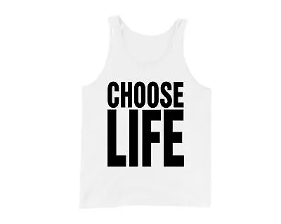 Buy Choose Life Tank Top Wham Fancy Dress Retro 80s Party Gig Vest Men Women Tanks • 6.99£