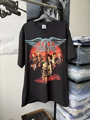 Buy Vintage Y2K Aerosmith Band Graphic Print Retro Rag Doll Mens XL T-shirt  • 34.99£