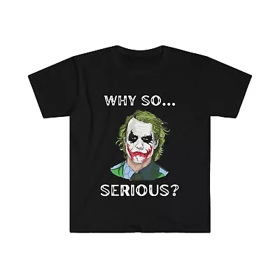 Buy Joker Heath Ledger Dark Knight Dc Comics Glow In Dark New Batman T Shirt Iconic • 19.99£