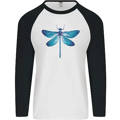 Buy A Blue Dragonfly Mens L/S Baseball T-Shirt • 9.99£