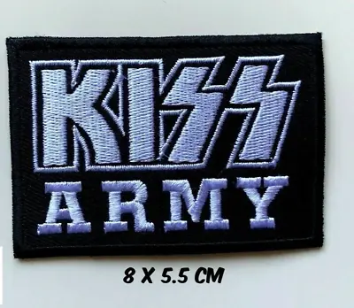 Buy Kiss Army Metal Rock Music Band Embroidered Patch Badge Iron/Sew On • 2.49£