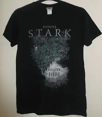 Buy New Mens Game Of Thrones Winter Is Here House Of Stark T Shirt S - 2xl Official • 7.99£