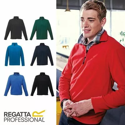 Buy Regatta Men Light Weight Micro Fleece Half Zip Washable Quick Dry Work Top S-3XL • 13.99£