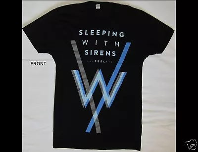 Buy SLEEPING WITH SIRENS Feel Size Small Black T-Shirt • 9.36£