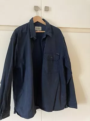 Buy Carhartt Jacket Overshirt Size Xl Blue Mens  • 27£