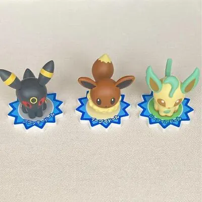 Buy Pokemon Mini Figure Lot Set 3 Umbreon Eevee Leafeon Model Cartoon Merch Items   • 57.07£