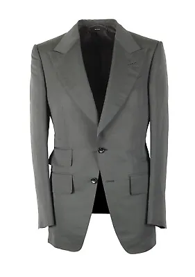 Buy TOM FORD Atticus Green Sport Coat Size 44 / 34R U.S. In Cotton Silk Jacket Bl... • 1,349.10£