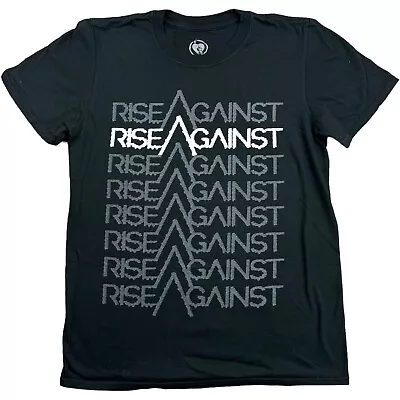 Buy Rise Against T Shirt Small Black Band T Shirt Rock Band Metal Graphic Summer Tee • 22.50£
