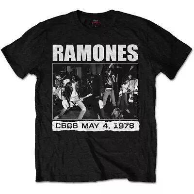 Buy Official Ramones Cbgd 1978 T-shirt. Medium. New. • 13.75£