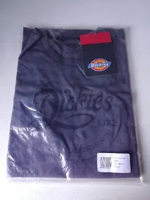 Buy Mens Dickies Shirt EC PRINTED Logo L Dark Grey Brand New With Tags (in Bag) • 10£