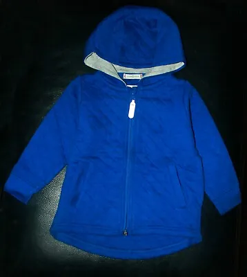 Buy Jasper Conran Baby Boys Full Zip Fleece Quilt Hoodie Jumper Sweatshirt Top 2-18 • 8.99£