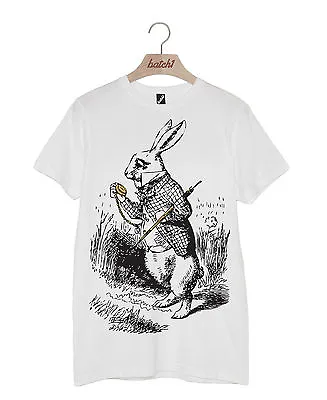 Buy Batch1 Alice In Wonderland Through The Looking Glass White Rabbit Unisex T-shirt • 14.95£