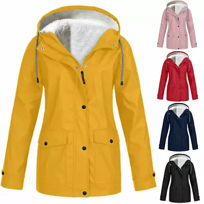 Buy Winter Women Winter Parka Coat With Faux Fur Hood Waterproof Ladies Jacket Coat • 19.55£