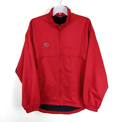 Buy Nike Men's Red And Black Windbreaker Jacket Size M Medium • 24£