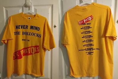 Buy Genuine Vintage Sex Pistols T-shirt, 2007 Tour, Size L, Excellent Condition • 60£