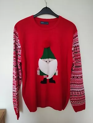 Buy Easy Red Christmas Jumper Size XL Chest 48  • 12£