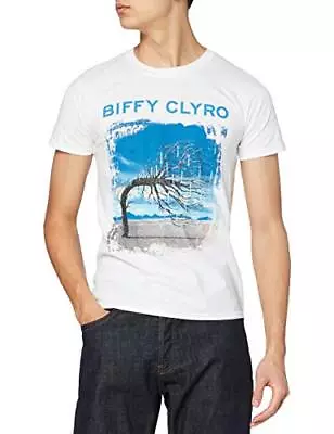 Buy Biffy Clyro - Unisex T-Shirt  Opposites White Medium - New T-Shirts - L1362z • 17.54£
