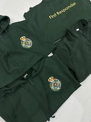 Buy NHS Ambulance Zip Up Hoodie Sweatshirt  Embroidered Logo  Full Zip Up Hoodie • 17.95£