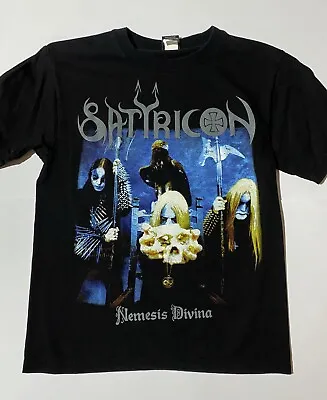 Buy SATYRICON - Nemesis Divina T-SHIRT Mens Size S Black Metal MT12 • 16.73£