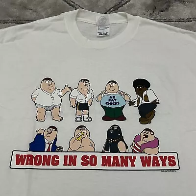 Buy Vintage 2004 Peter Griffin Family Guy Promo T Shirt - LARGE Y2K 2000s Movie TV  • 39.95£