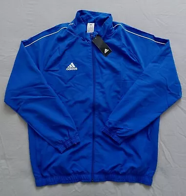 Buy Adidas Track Tracksuit Jacket Top Mens XL Blue Full Zip Loose Fit Mesh Lined • 26.99£