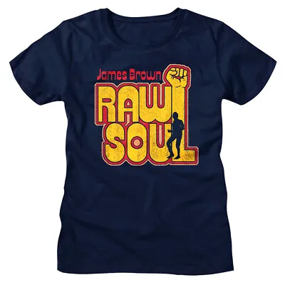 Buy James Brown Raw Soul Women's T Shirt Fist Power Godfather Of Funk Music • 25.99£