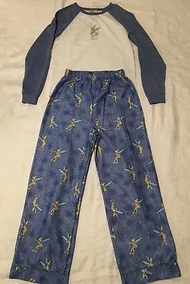 Buy Disney Store Girls Medium Tinker Bell Pajamas, NWT • 9.47£