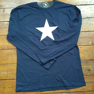 Buy Star Printed Long Sleeve T-shirt Top - 70's, 90's Retro, Various Sizes & Colours • 24.99£