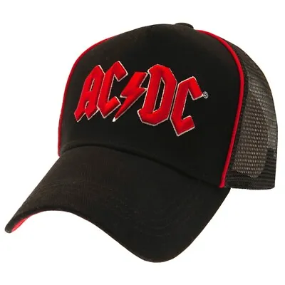 Buy Official AC/DC Baseball Cap Snapback Adjuster Trucker Style Hat • 16.99£
