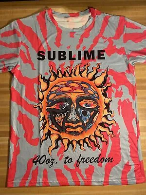 Buy Sublime 40oz. To Freedom Polyester T Shirt Size XL • 14.21£