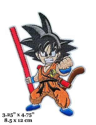 Buy Dragon Ball Z Series Goku Saiyan Character Figure Embroidered Iron On Patch • 5.99£