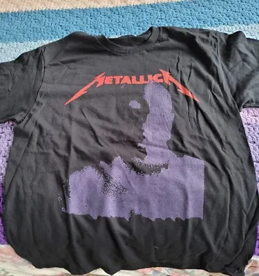 Buy Metallica Fall Tour 2021 Men's Black Men's Large T-Shirt - Concert Back Graphic • 18£