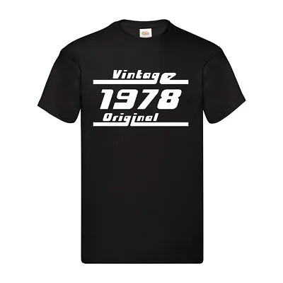 Buy T Shirt Personalised Vintage 1978 Birthday Men T-shirt Funny Gift • 9.99£