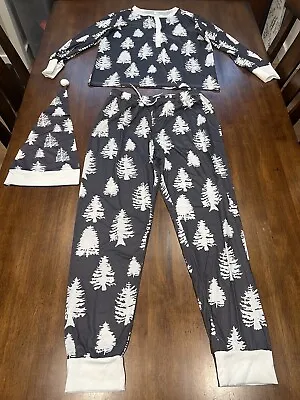 Buy Family Pj's Women Christmas Holiday Trees Matching Holiday Pajama Set Size S • 5.51£